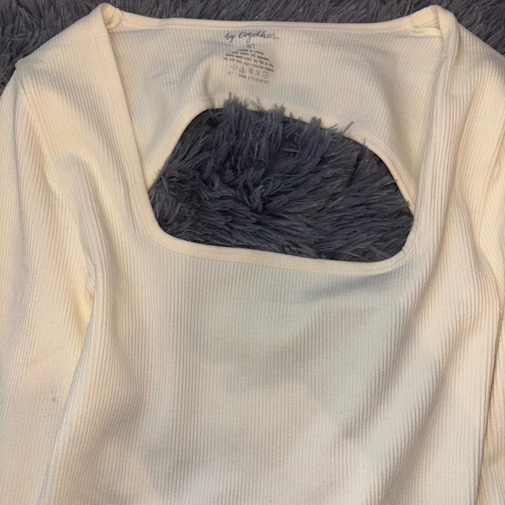 Elegant Cream Crop Top